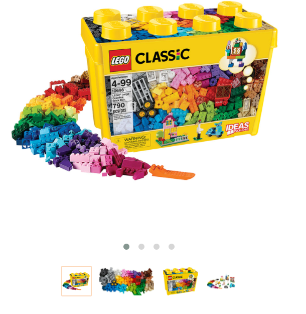 LEGO Large Creative Brick Box One Half