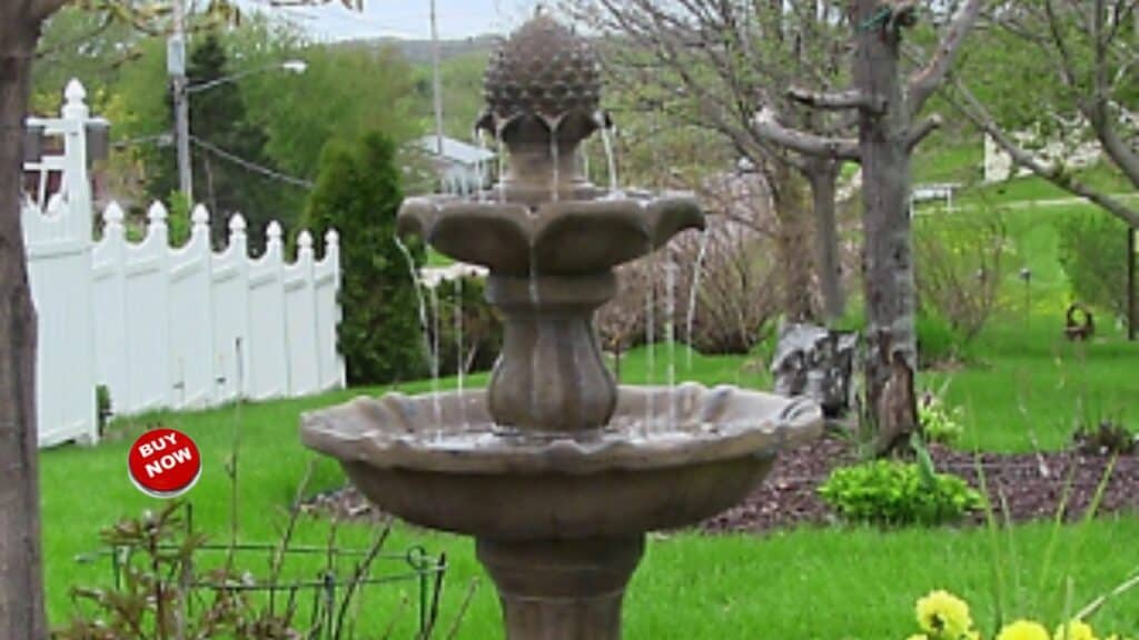 Outdoor Water Fountains Pineapple Solar Water Fountain