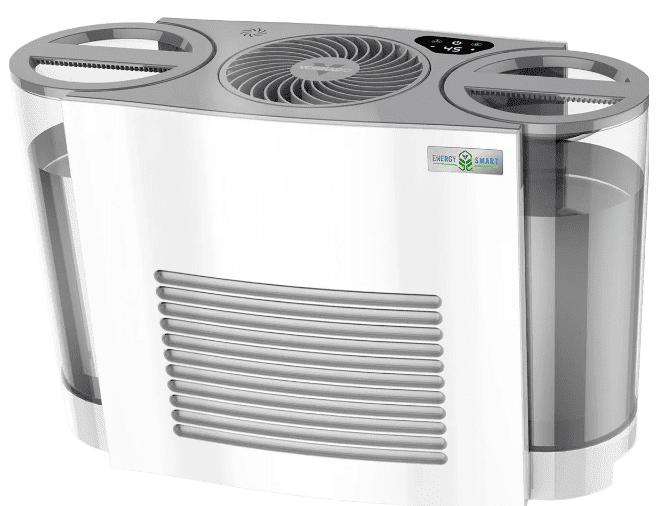 The Most Effective Humidifiers Vornado EVDC500 Energy Smart Evaporative Humidifier with Automatic Shut-off, 2 Gallon Capacity, LED Display