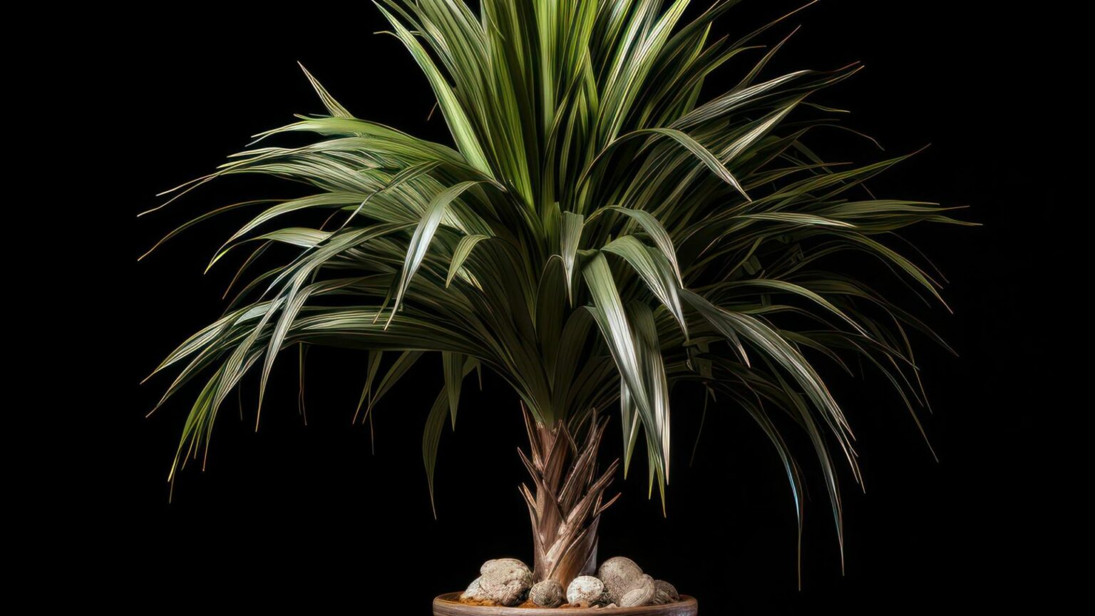 Dracaena deremensis-When It Comes To Indoor Plants- Black Background