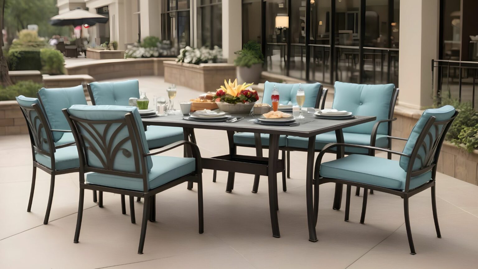 Patio Dining Set At The Mall