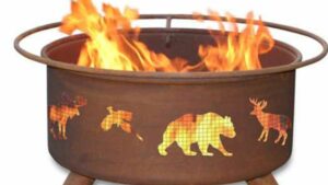 Steel Wildlife Fire Pit