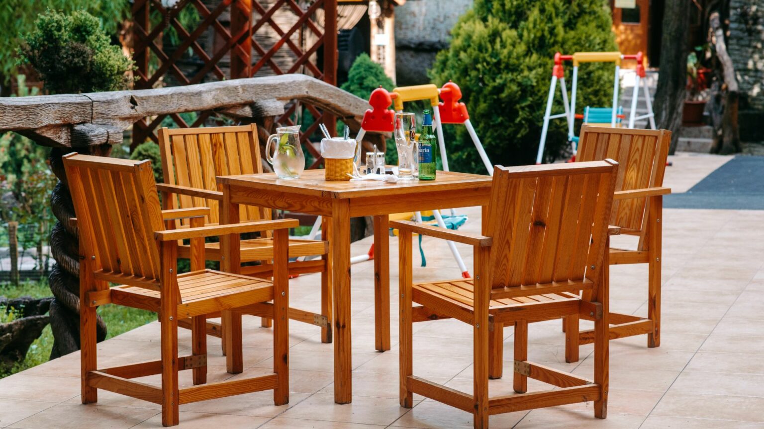 Patio Dining Furniture-Table And Chairs