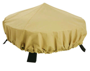 Classic Accessories 44 in. W Sand Polyester Fire Pit Cover