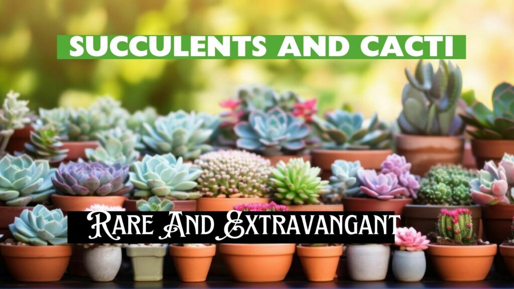 Succulents And Cacti-Rare And Extravagant