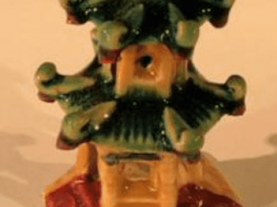 Glazed-Ceramic-Pagoda-Figurine-