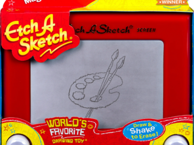 Etch A Sketch, Classic Red Drawing Toy with Magic Screen, for Ages 3 and Up