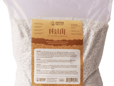 Horticultural Grade Perlite - One 8 Quart Bag ~2 Lbs - Grade 1, Fine Coarsenes